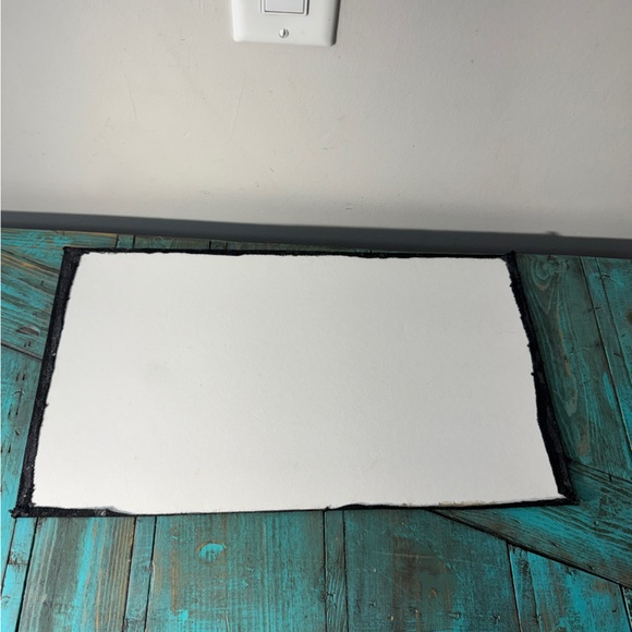 MCM Hand Embroidered Crewel Flower Black Background Unframed - Picture 8 of 9